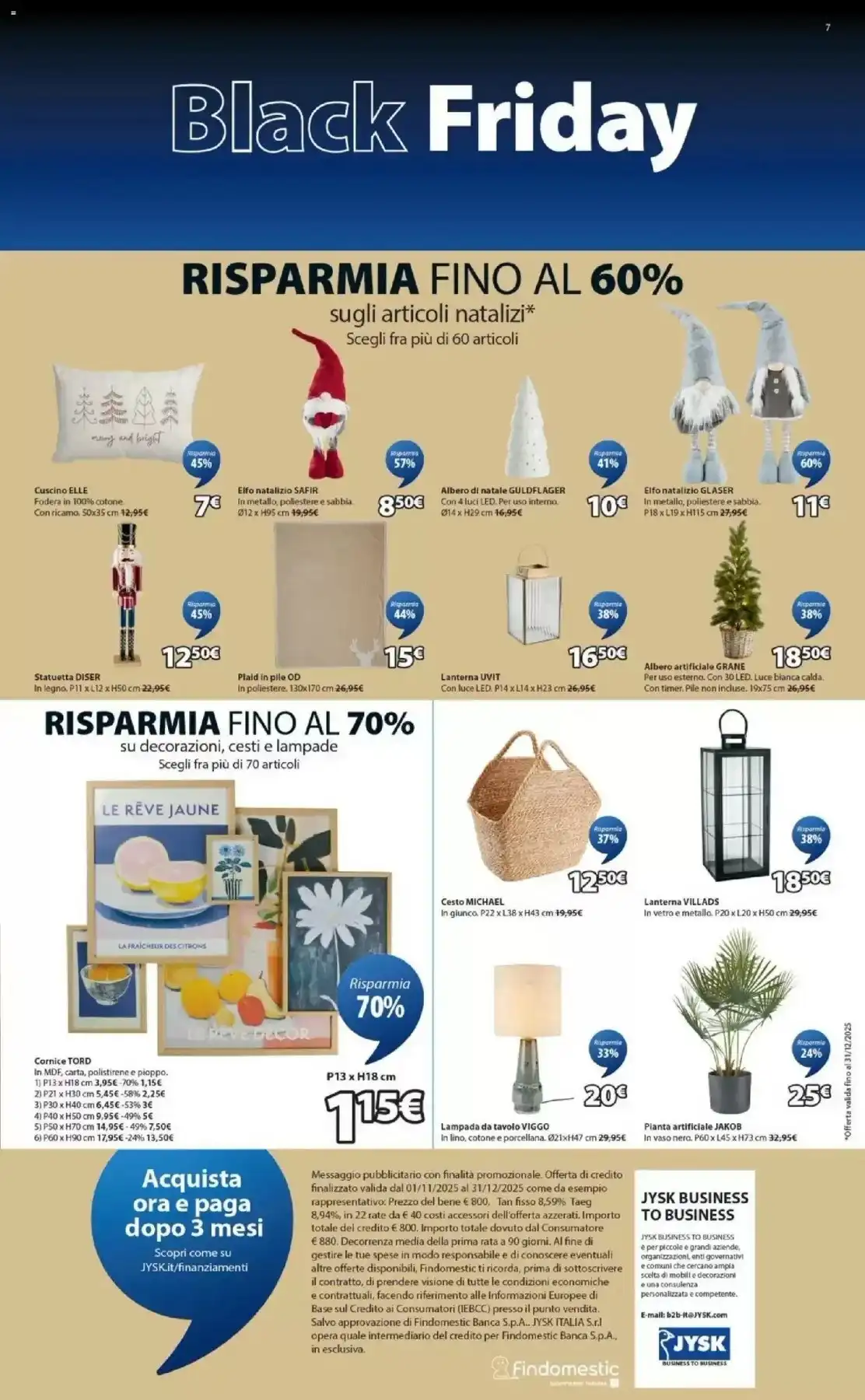 Volantino JYSK Black Friday dal 26 novembre al 30 novembre, 2025 anteprima 6 – jysk volantino 7 1