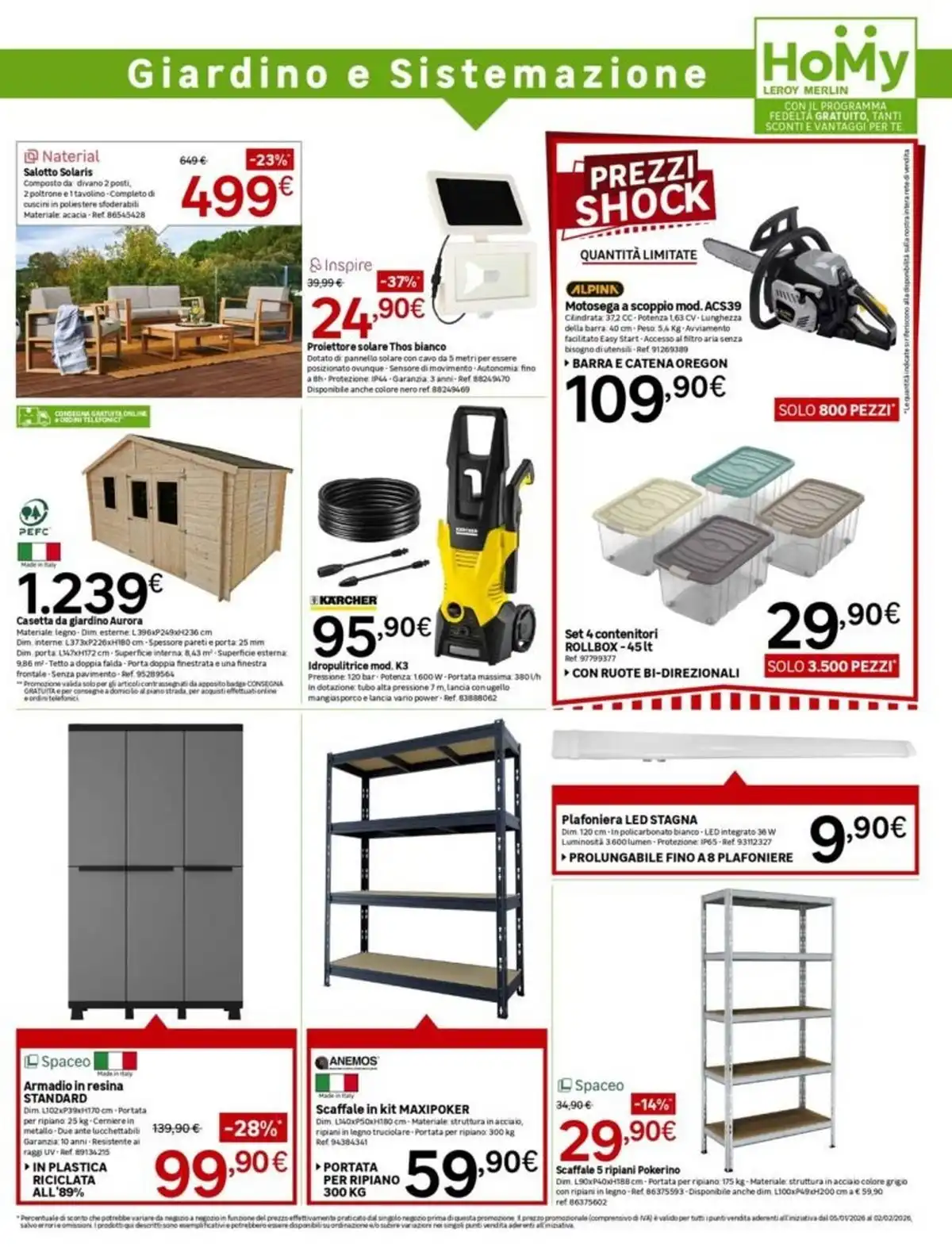 Volantino Leroy Merlin dal 5 gennaio al 2 febbraio, 2026 anteprima 4 – leroy volantino 11