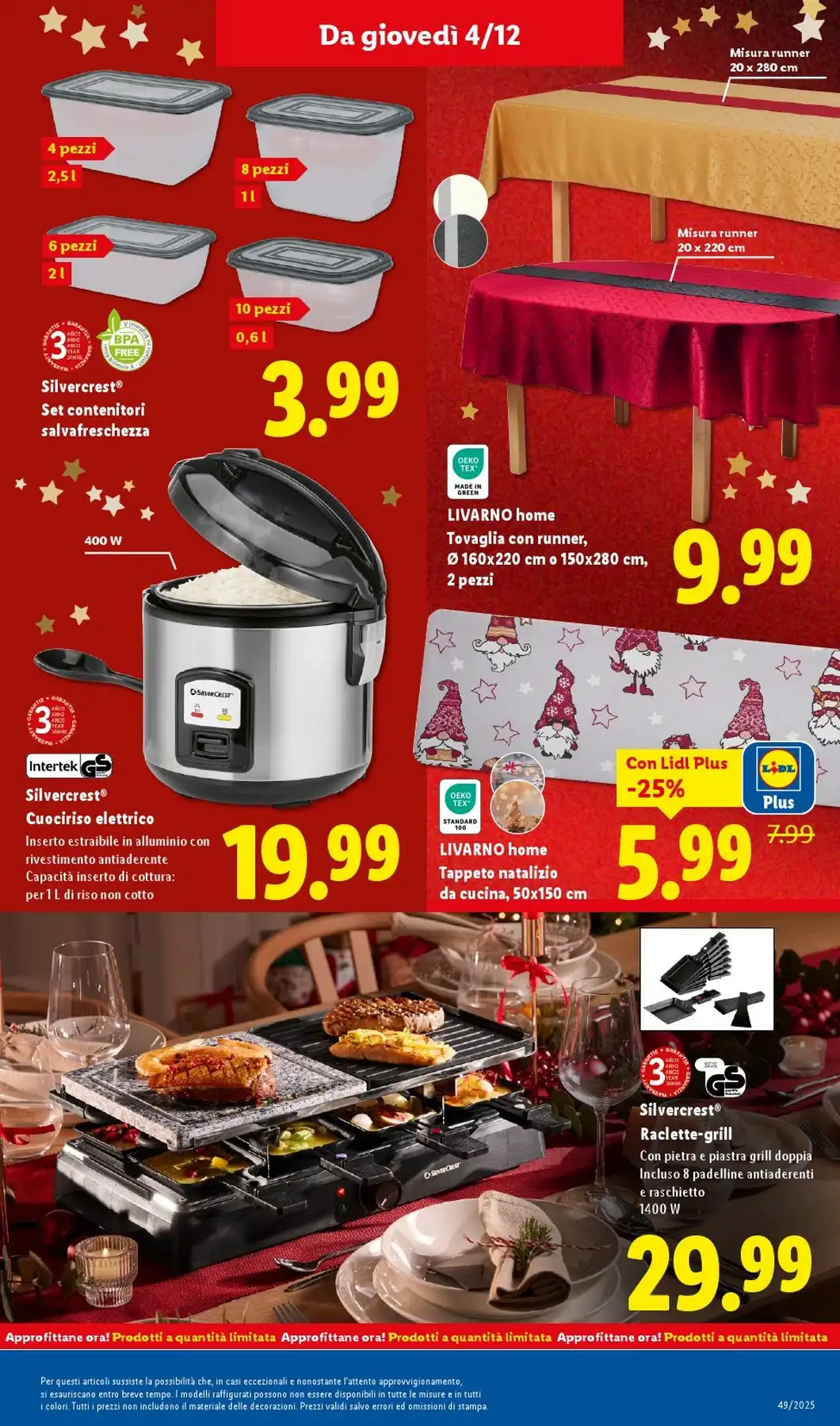 Volantino Lidl nuovo dal 8 dicembre al 14 dicembre, 2025 anteprima 9 – lidl volantino 49