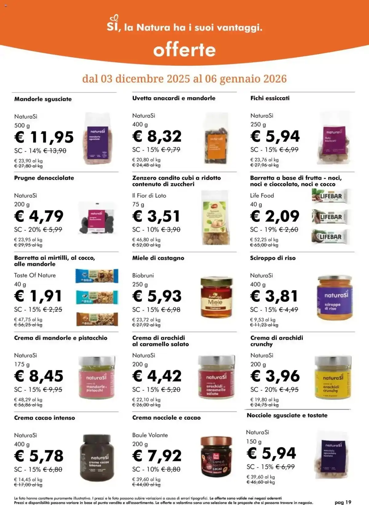Volantino NaturaSì Dicembre 2025 1 – naturasi dicembre 20