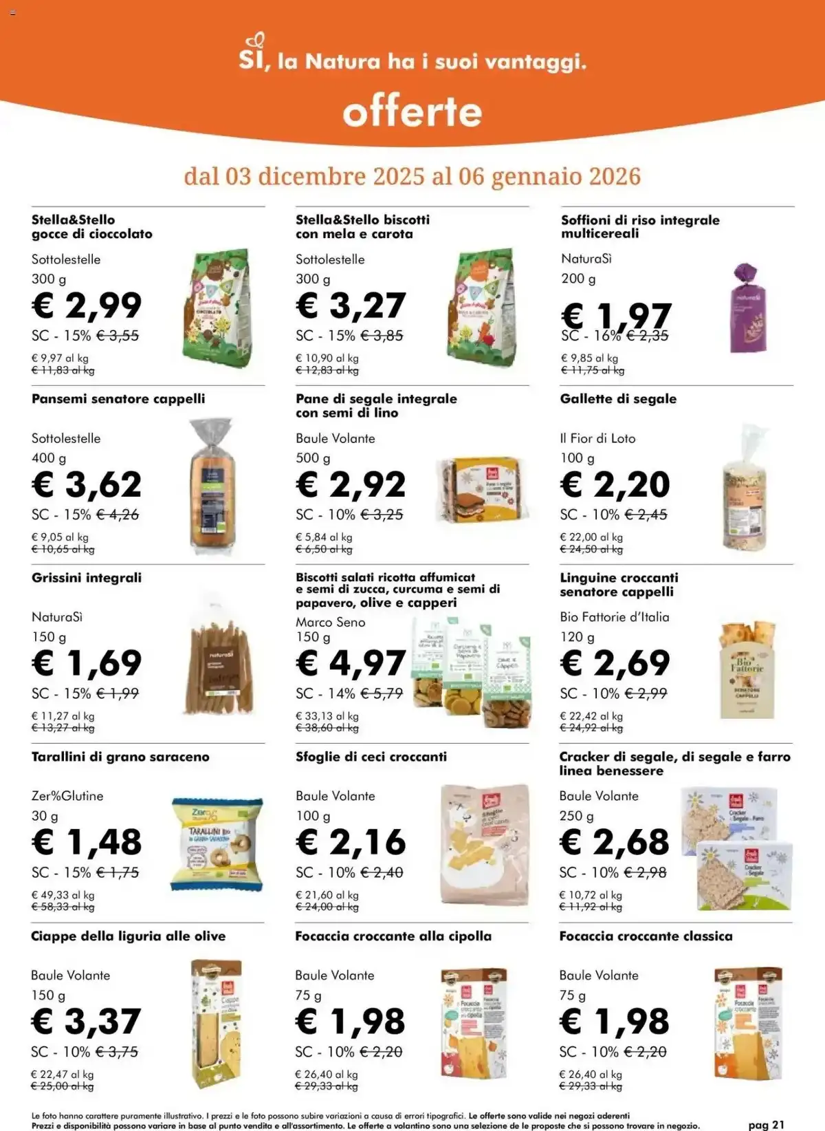 Volantino NaturaSì Dicembre 2025 3 – naturasi dicembre 22