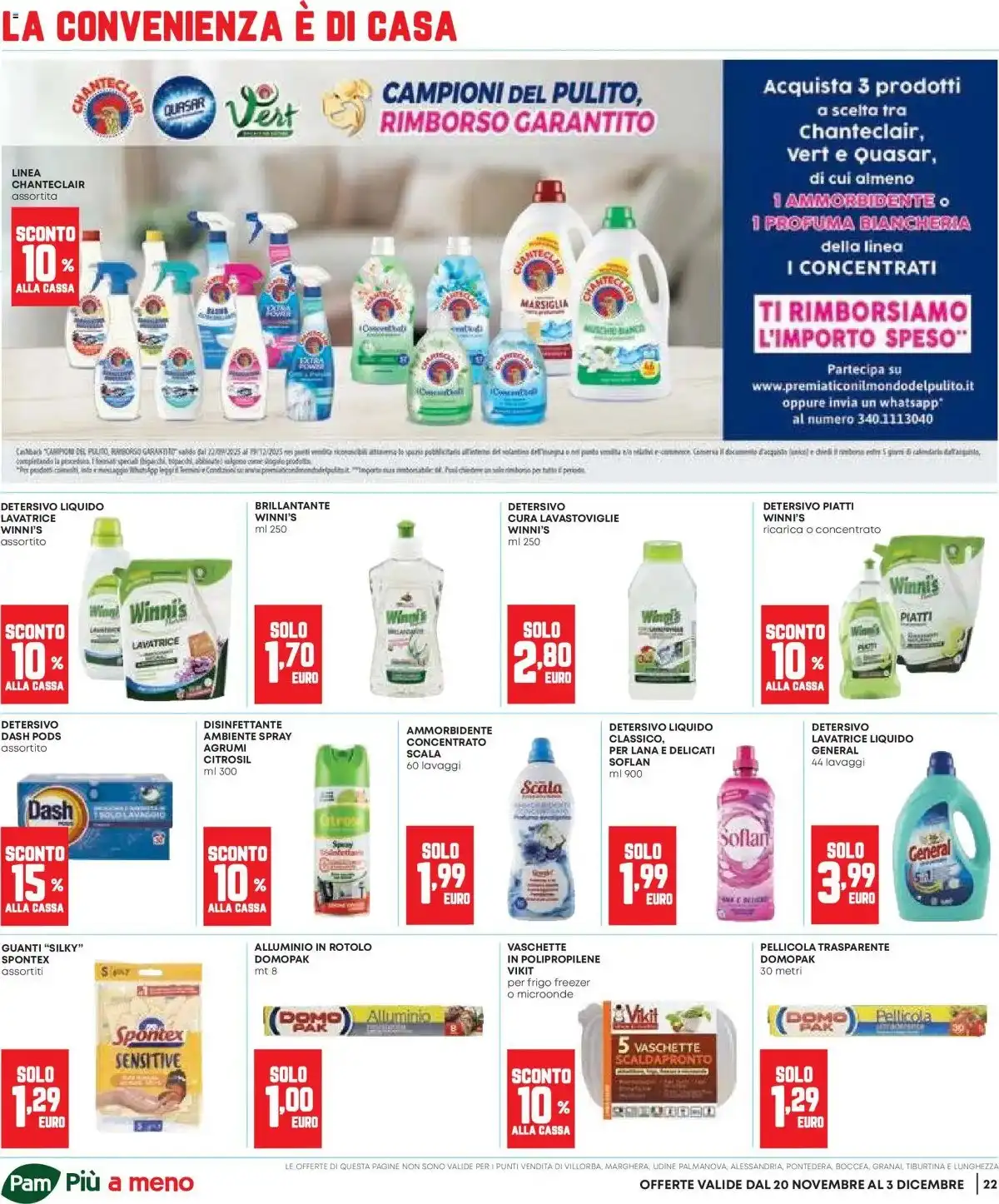 Volantino Pam dal 20 novembre al 3 dicembre, 2025 anteprima 3 – pam volantino 22