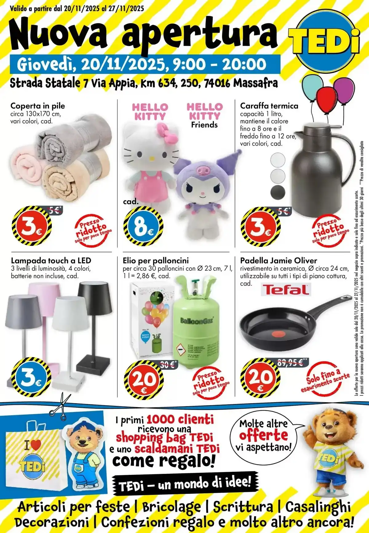 TEDİ Volantino dal 17 novembre al 30 novembre, 2025 anteprima 1 – tedi volantino 1 1