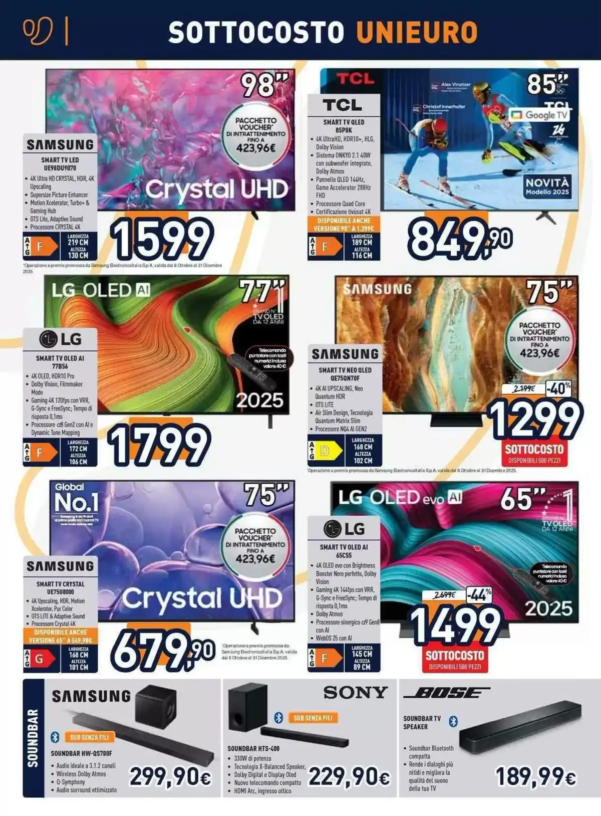 Volantino Unieuro dal 5 dicembre al 14 dicembre, 2025 anteprima 1 – uniero volantino 2