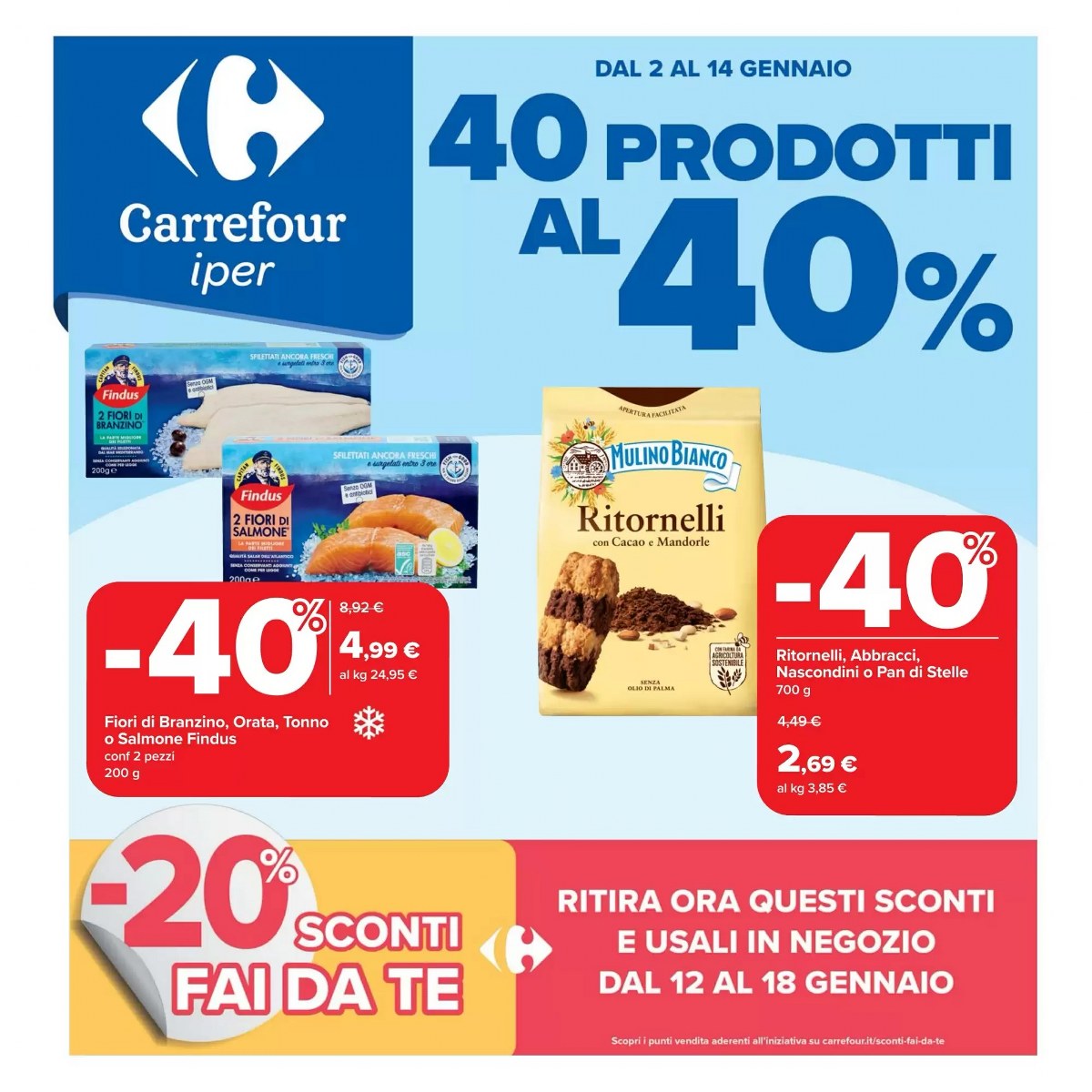 Volantino Carrefour dal 2 gennaio al 14 gennaio, 2026 anteprima 1 – carrefour volantino 1 1
