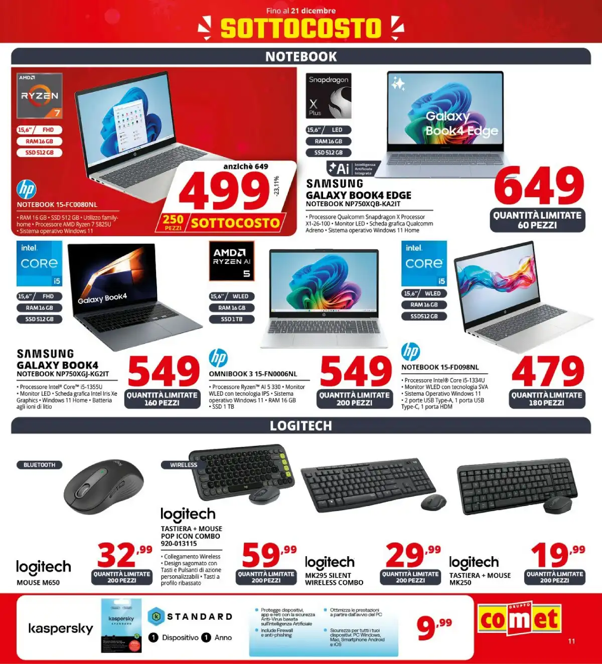 Volantino Comet dal 12 dicembre al 21 dicembre, 2025 anteprima 1 – comet volantino 11