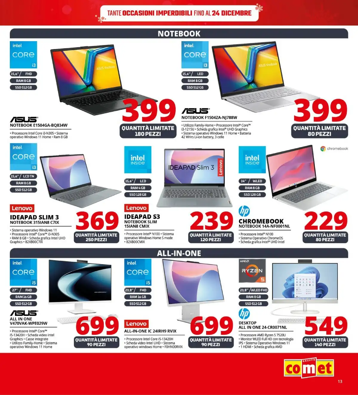Volantino Comet dal 12 dicembre al 21 dicembre, 2025 anteprima 3 – comet volantino 13