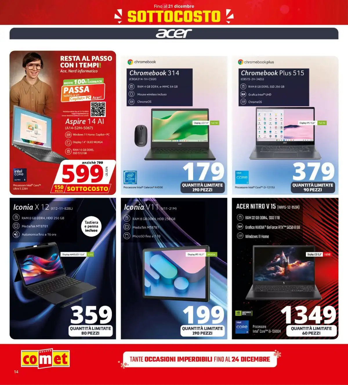 Volantino Comet dal 12 dicembre al 21 dicembre, 2025 anteprima 4 – comet volantino 14