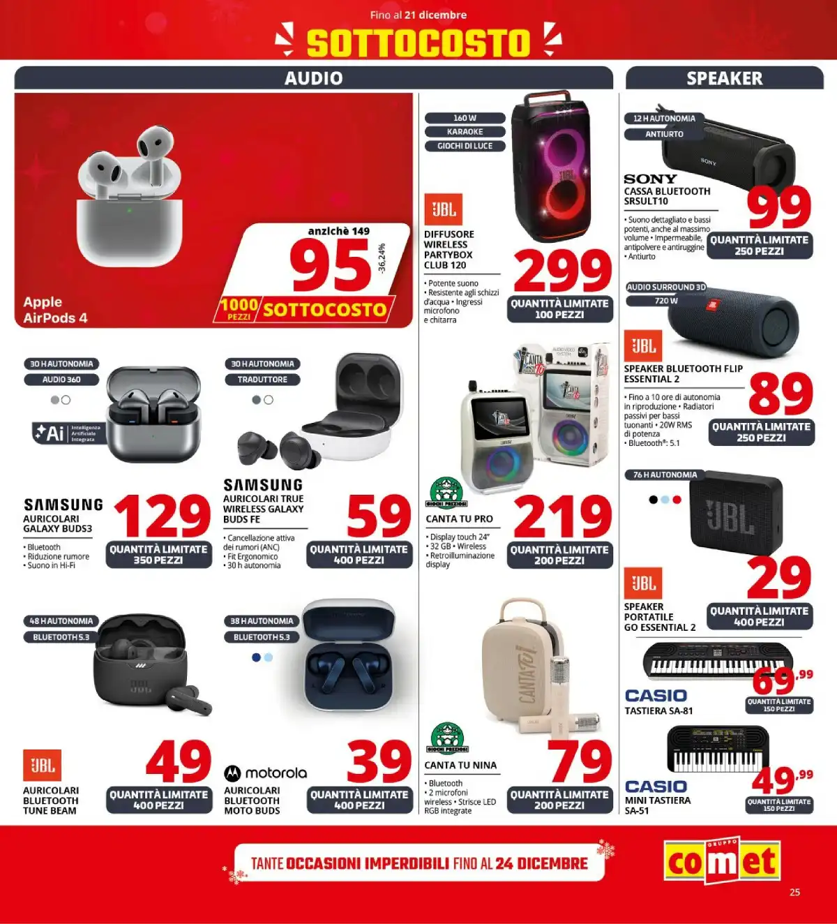 Volantino Comet dal 12 dicembre al 21 dicembre, 2025 anteprima 5 – comet volantino 25