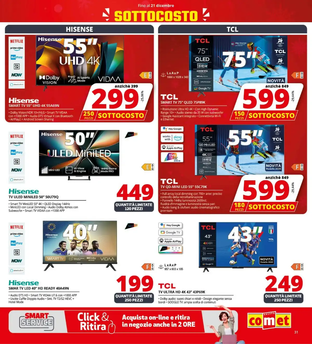 Volantino Comet dal 12 dicembre al 21 dicembre, 2025 anteprima 1 – comet volantino 31