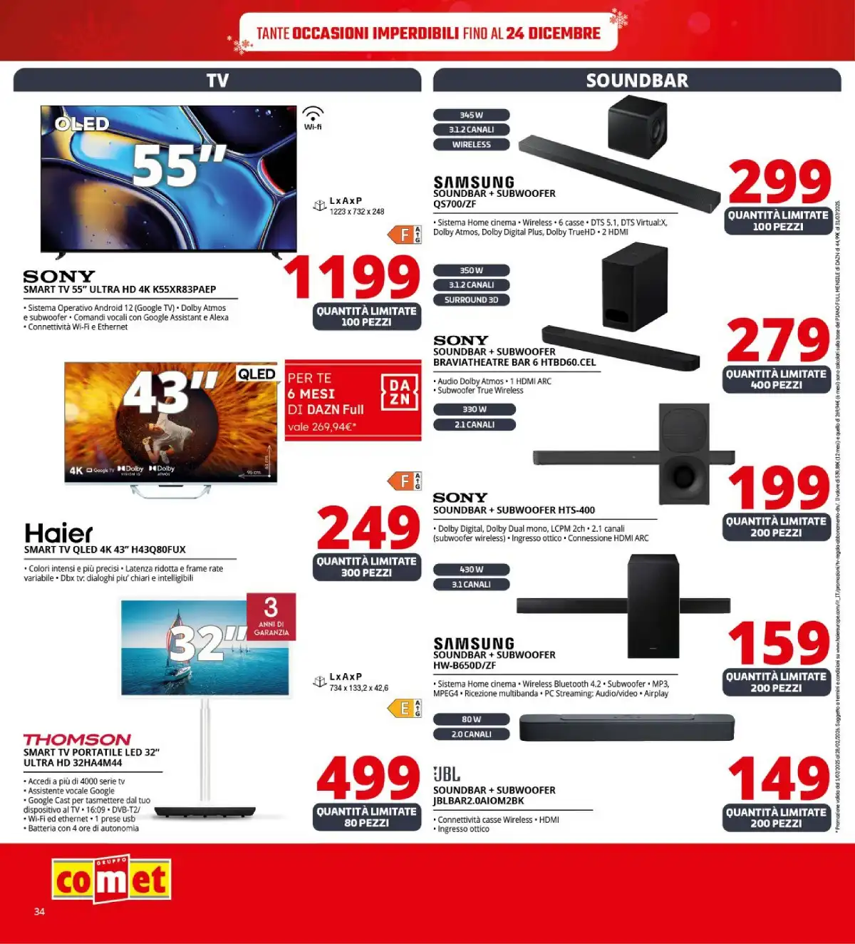 Volantino Comet dal 12 dicembre al 21 dicembre, 2025 anteprima 4 – comet volantino 34