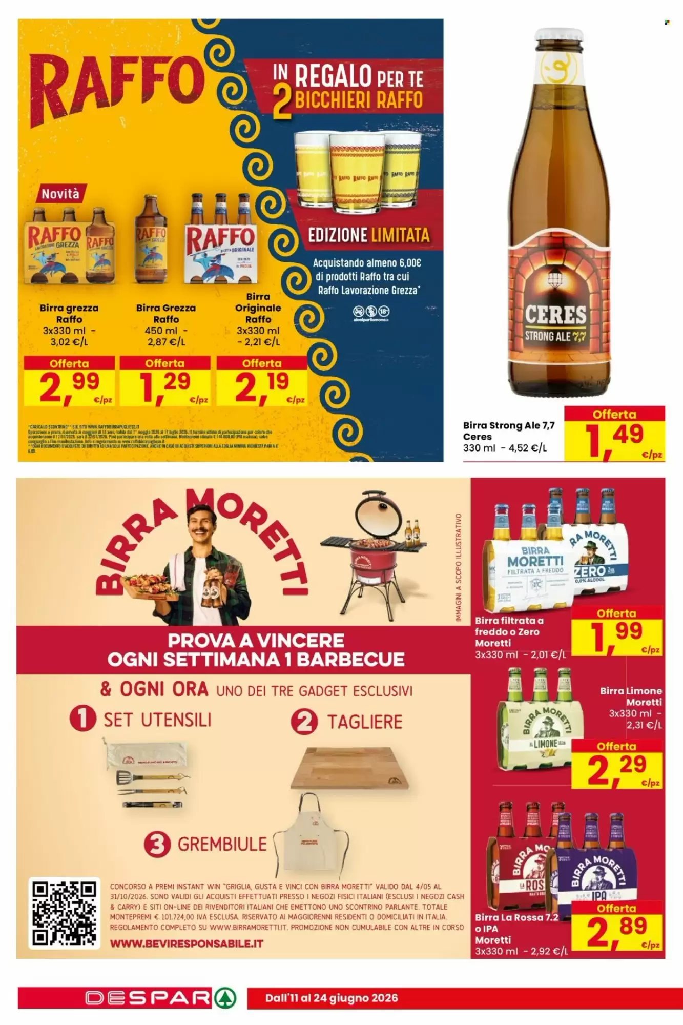 Dal 11 Giugno
