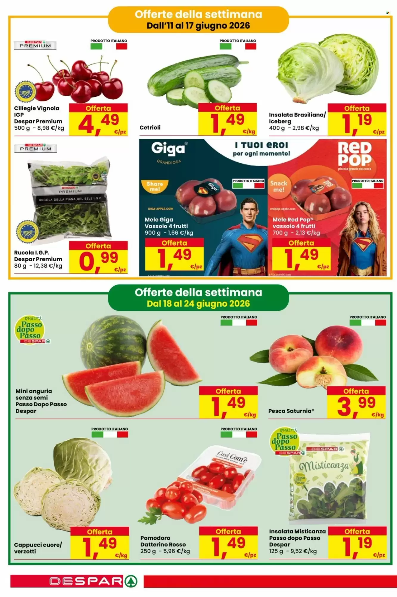 Dal 11 Giugno