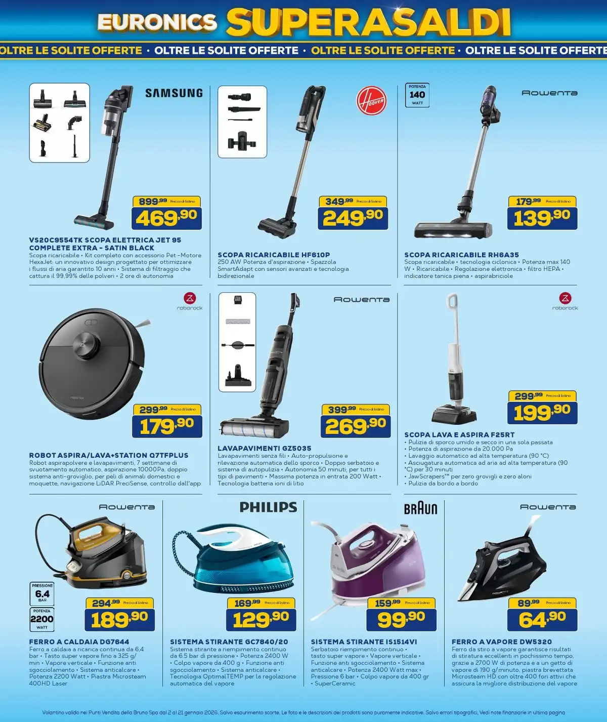 Volantino Euronics dal 2 gennaio al 21 gennaio, 2026 anteprima 4 – euronics volantino 29 1