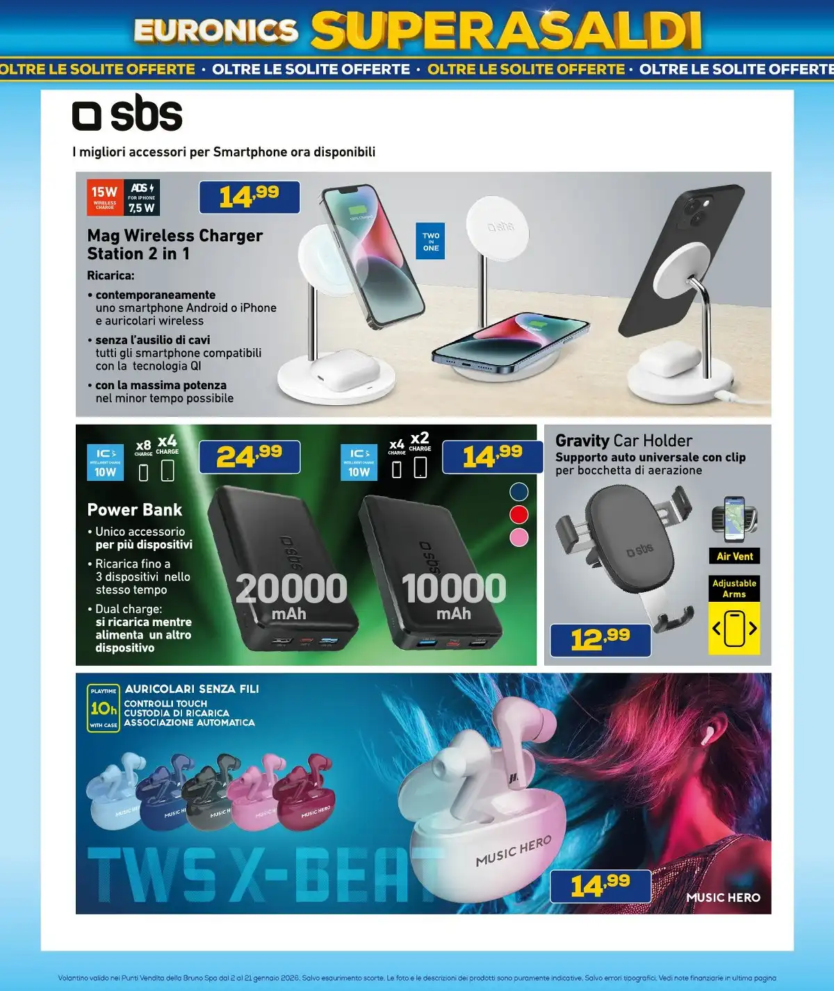 Volantino Euronics dal 2 gennaio al 21 gennaio, 2026 anteprima 2 – euronics volantino 33 1