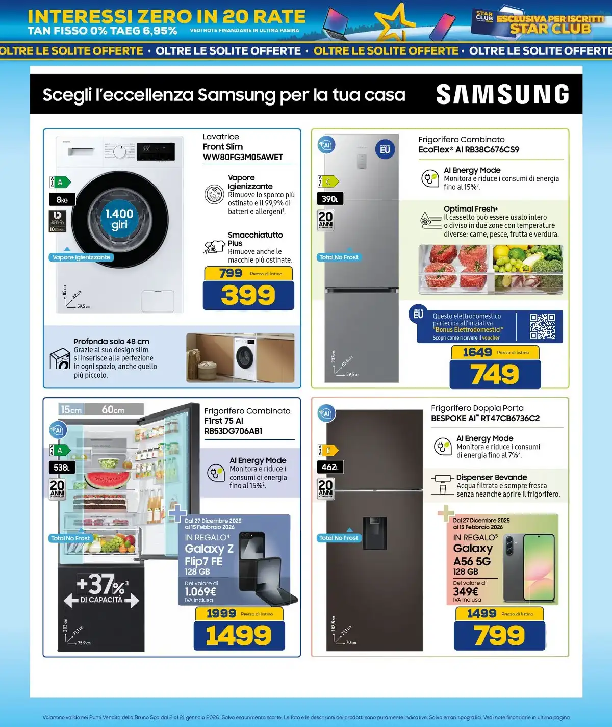 Volantino Euronics dal 2 gennaio al 21 gennaio, 2026 anteprima 5 – euronics volantino 36 1