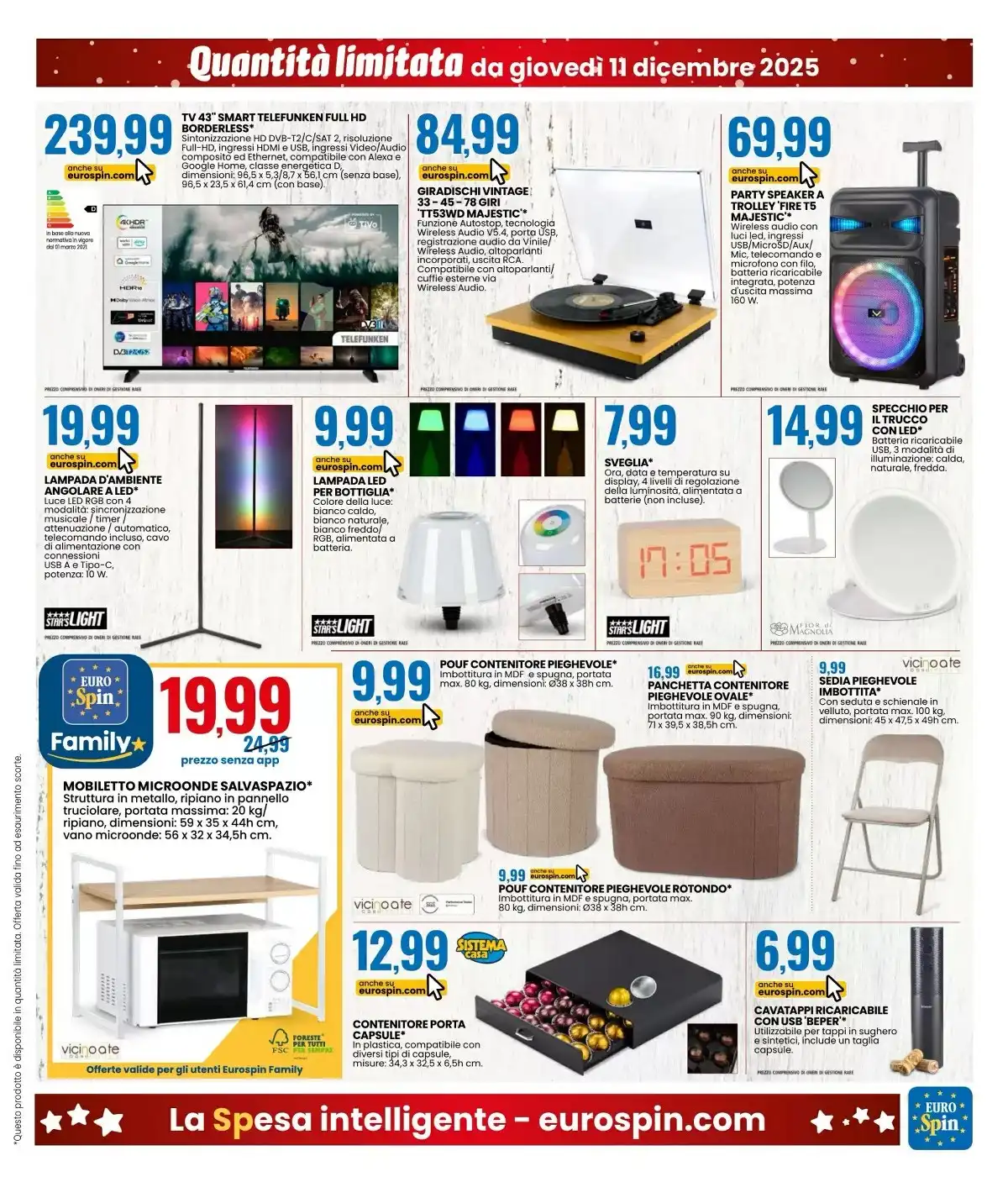 Volantino Eurospin nuovo dal 18 dicembre al 28 dicembre, 2025 anteprima 4 – eurospin volantino 17 1