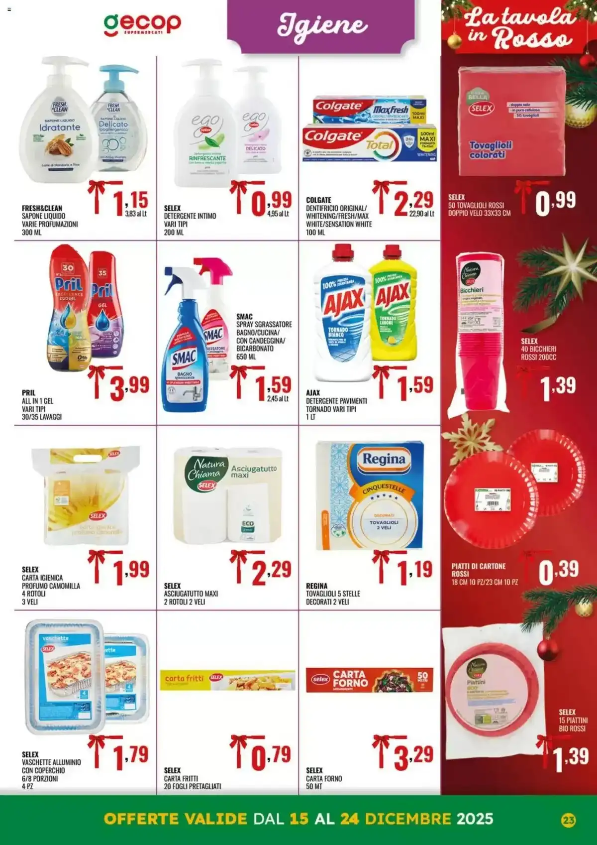Volantino Gecop Natale 2025 - Pagina