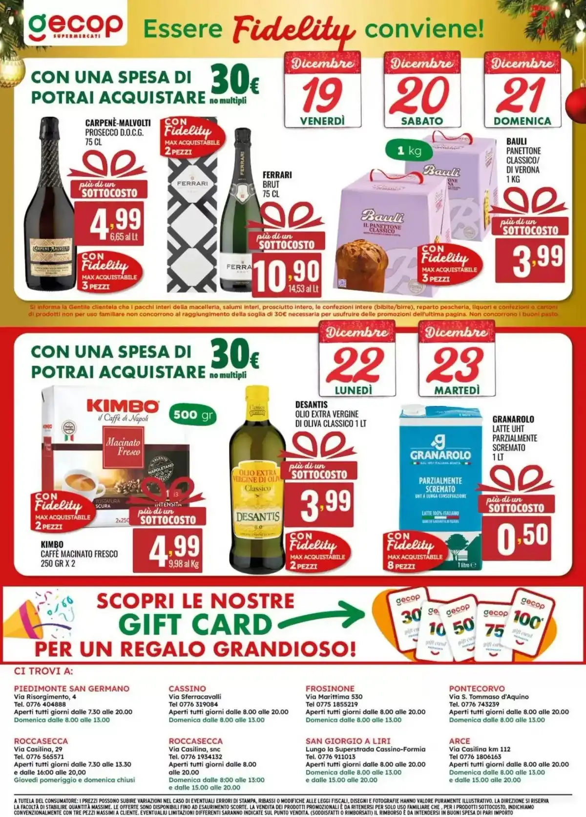 Volantino Gecop Natale 2025 - Pagina