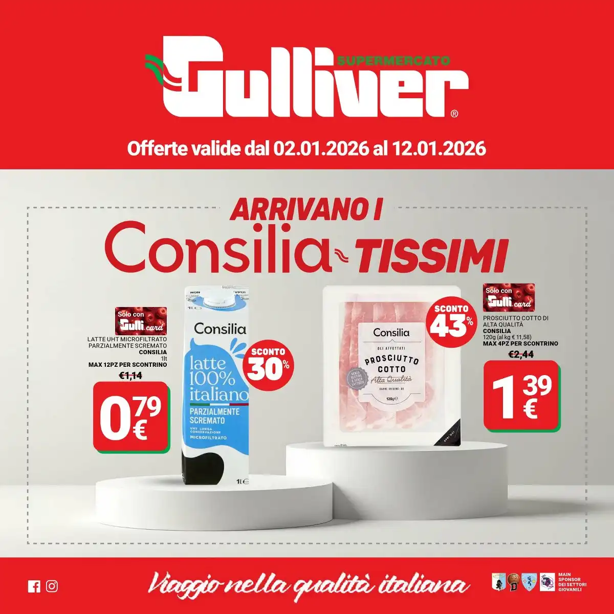 Volantino Gulliver dal 2 gennaio al 12 gennaio, 2026 anteprima 1 – gulliver volantino 1