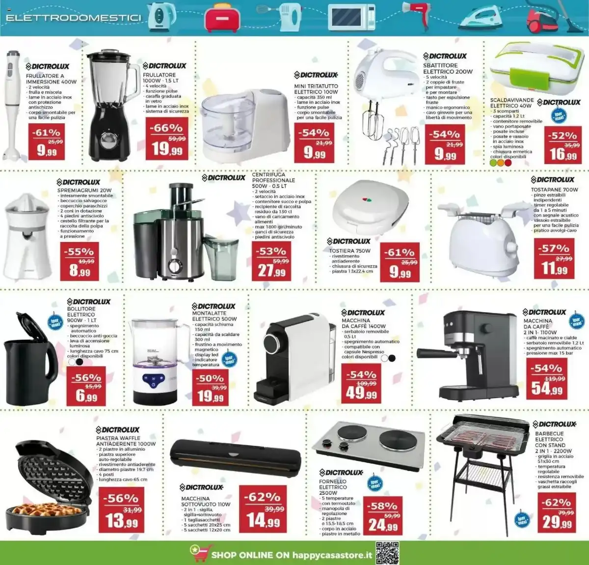 Volantino Happy Casa dal 3 gennaio al 17 gennaio, 2026 anteprima 3 – happy casa volantino 16