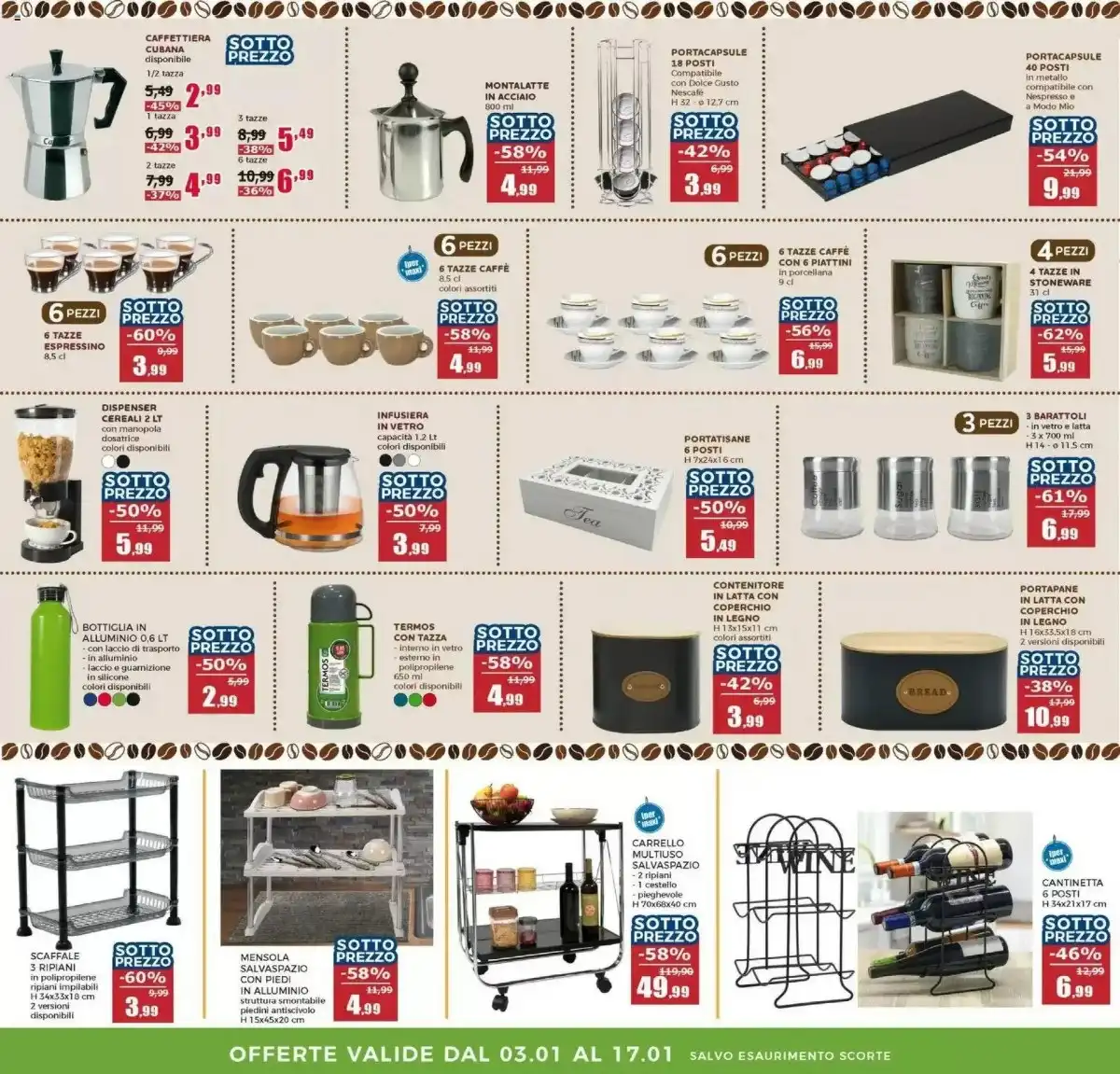 Volantino Happy Casa dal 3 gennaio al 17 gennaio, 2026 anteprima 1 – happy casa volantino 8