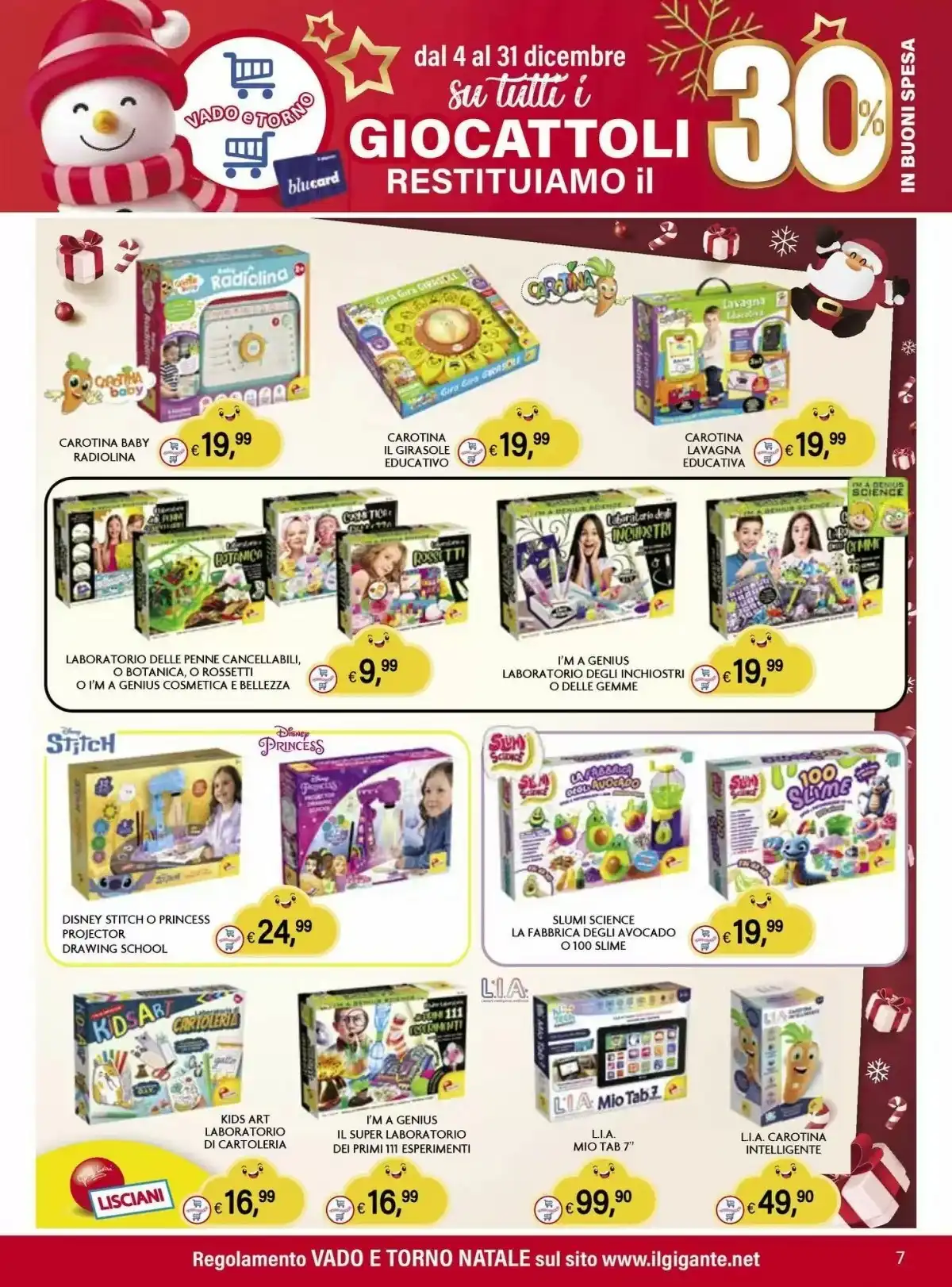 Volantino il Gigante Natale 2025 5 – il gigante natale 6