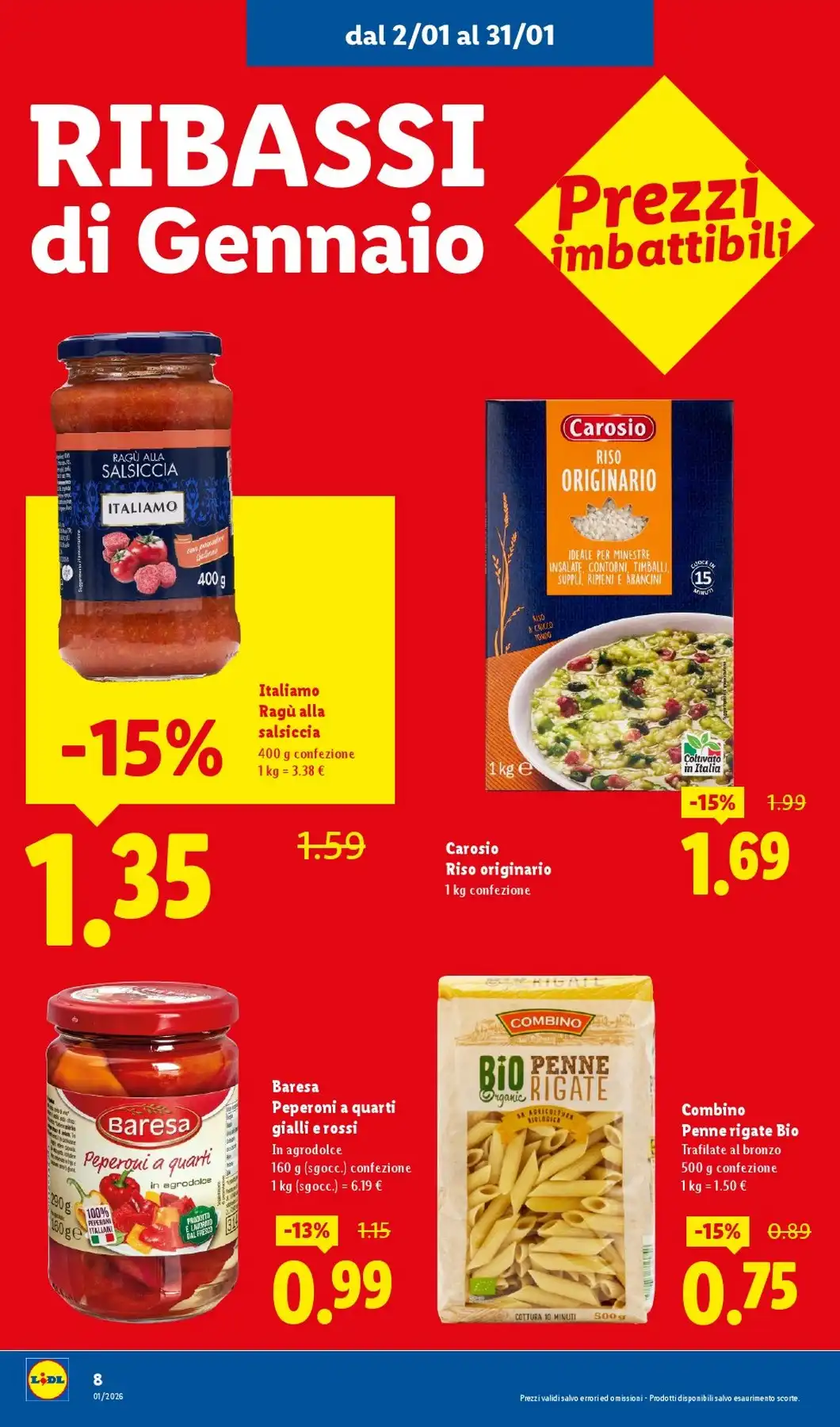 Volantino Lidl Gennaio 2026 anteprima 1 – lidl gennaio 8