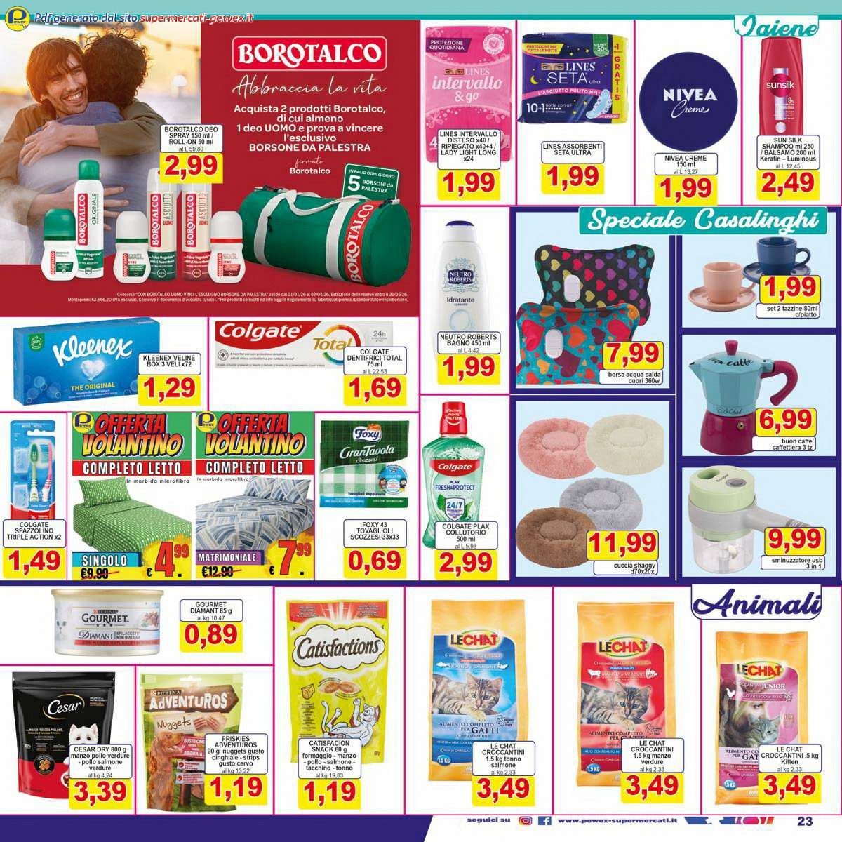 Volantino Pewex dal 16 gennaio al 25 gennaio, 2026 anteprima 4 – pewex volantino 23
