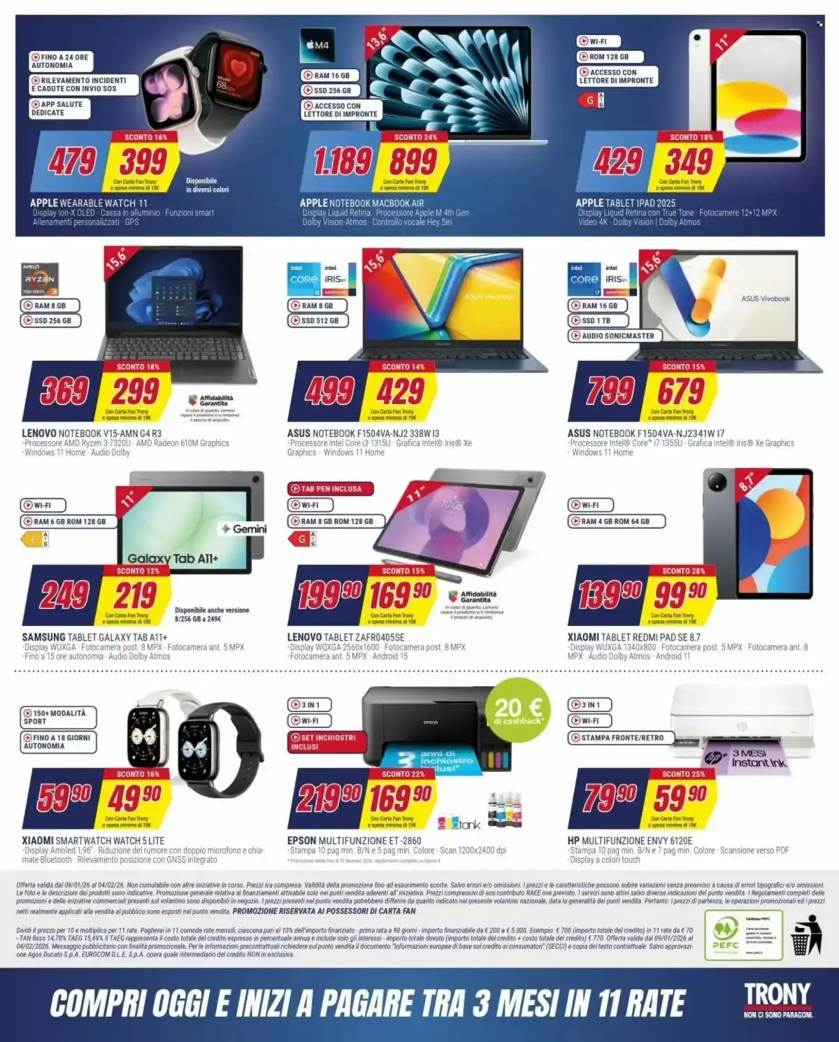 Volantino Trony dal 9 gennaio al 14 febbraio, 2026 anteprima 1 – trony volantino 8