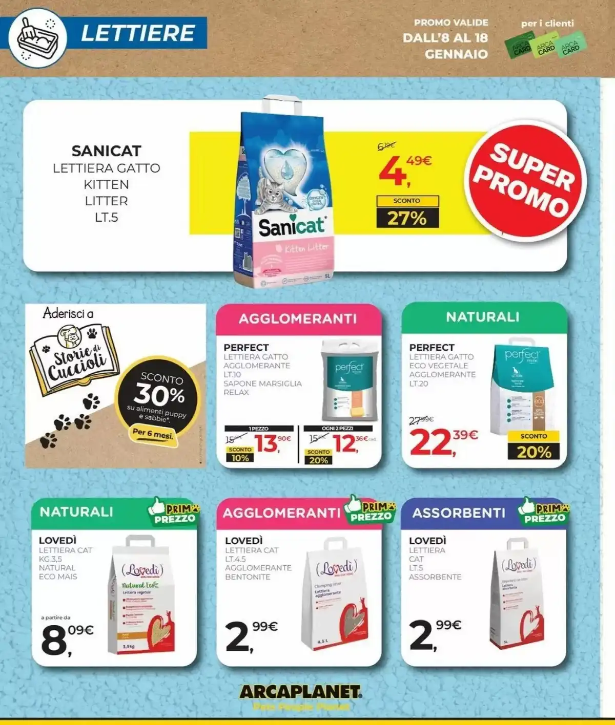 Volantino Arcaplanet nuovo dal 19 gennaio al 31 gennaio, 2026 anteprima 5 – arcaplanet volantino 18