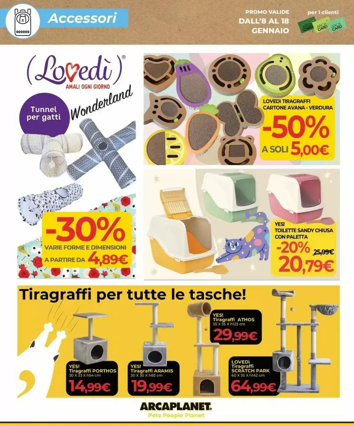Volantino Arcaplanet nuovo dal 19 gennaio al 31 gennaio, 2026 anteprima 5 – arcaplanet volantino 24
