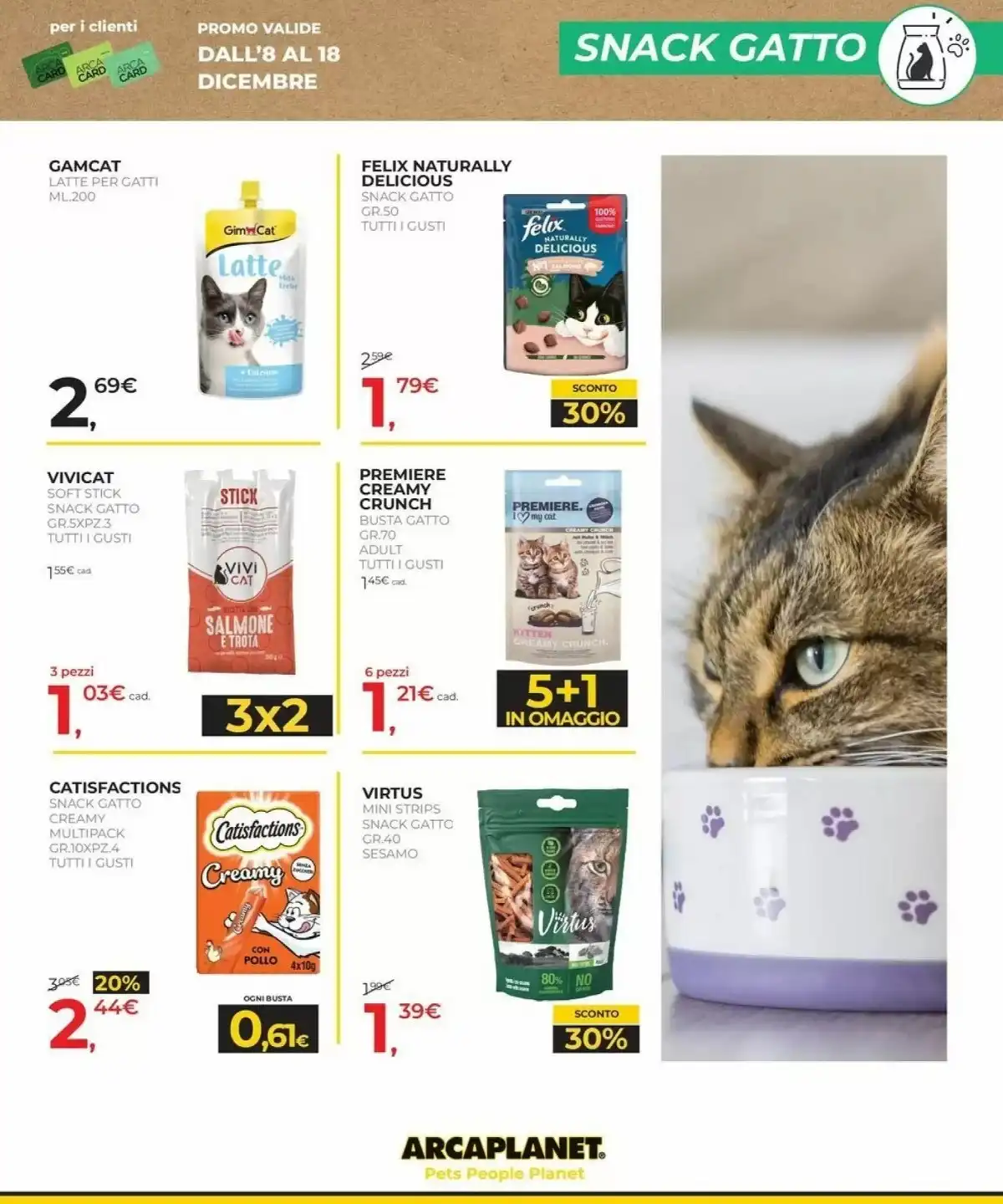 Volantino Arcaplanet nuovo dal 8 gennaio al 18 gennaio, 2026 anteprima 6 – arcaplanet volantino 7