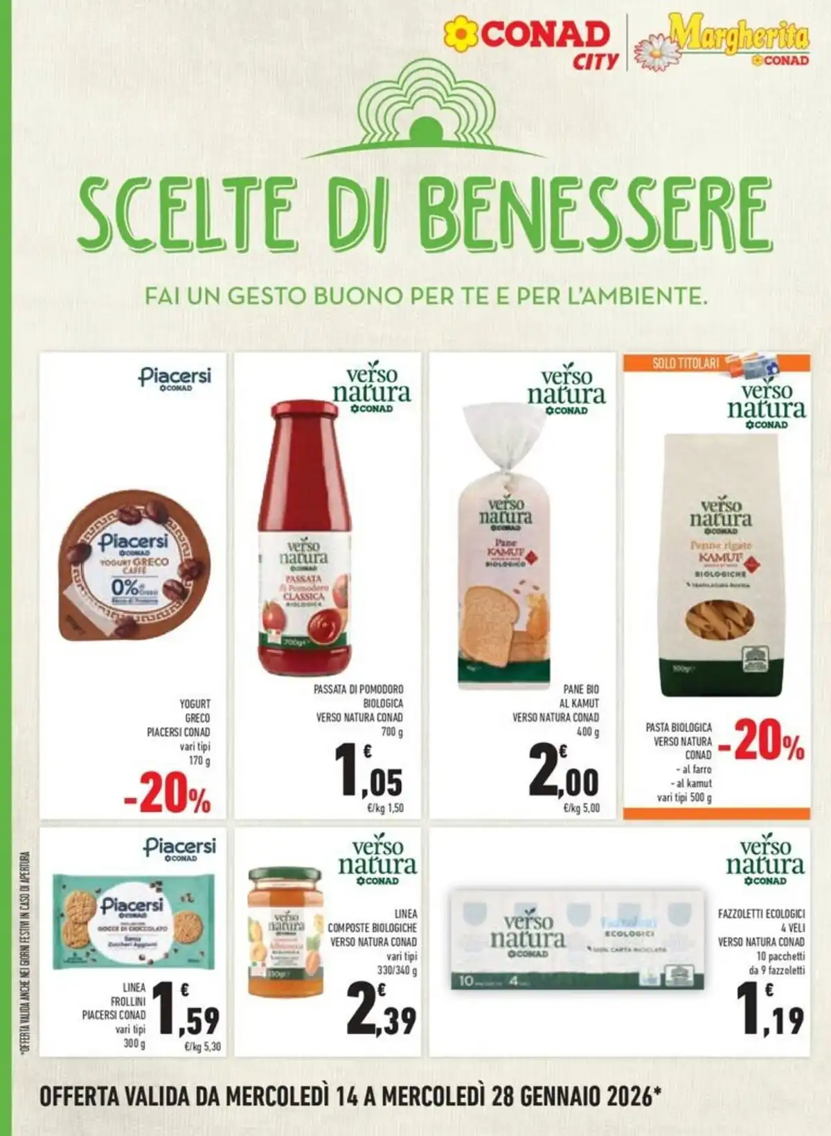 Volantino Conad City dal 14 gennaio al 28 gennaio, 2026 anteprima 6 – conad city volantino 13