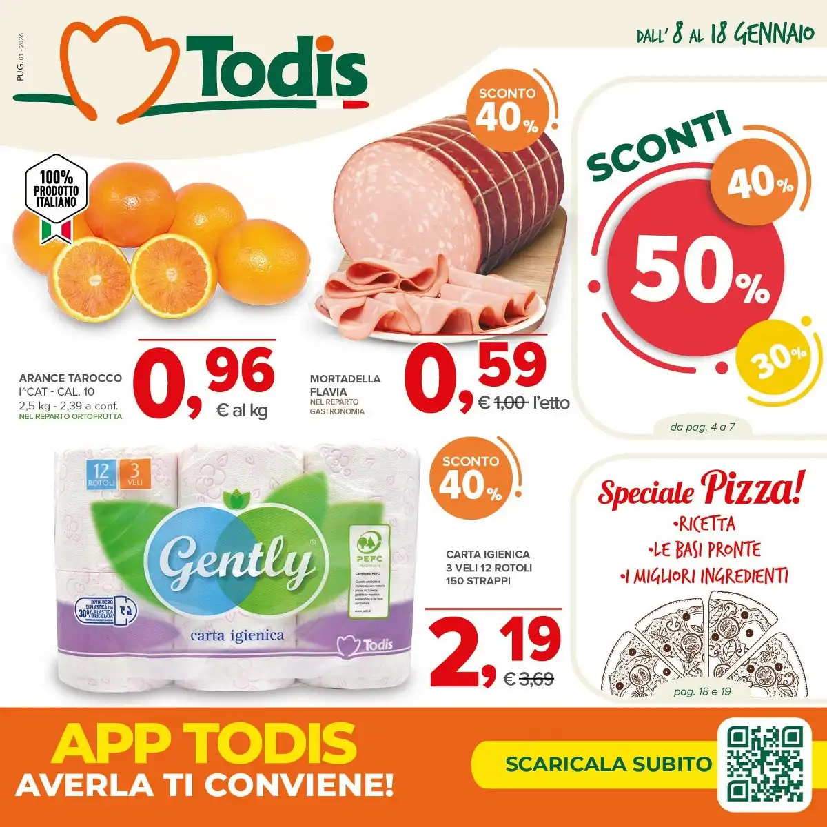 Volantino Todis dal 8 gennaio al 18 gennaio, 2026 anteprima 1 – todis volantino 1