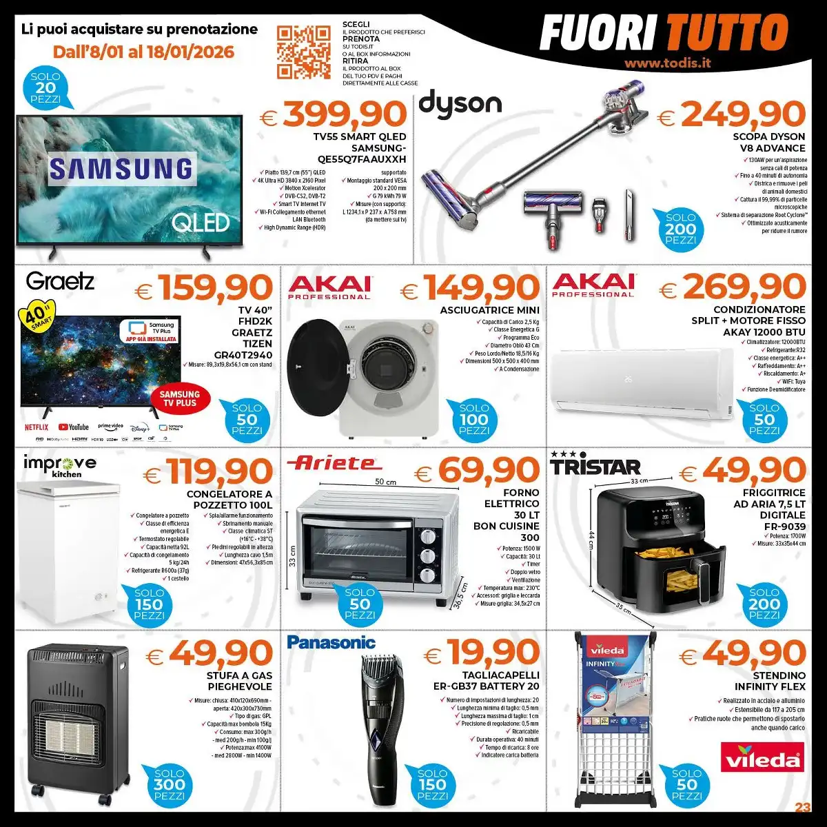 Volantino Todis dal 8 gennaio al 18 gennaio, 2026 anteprima 4 – todis volantino 23