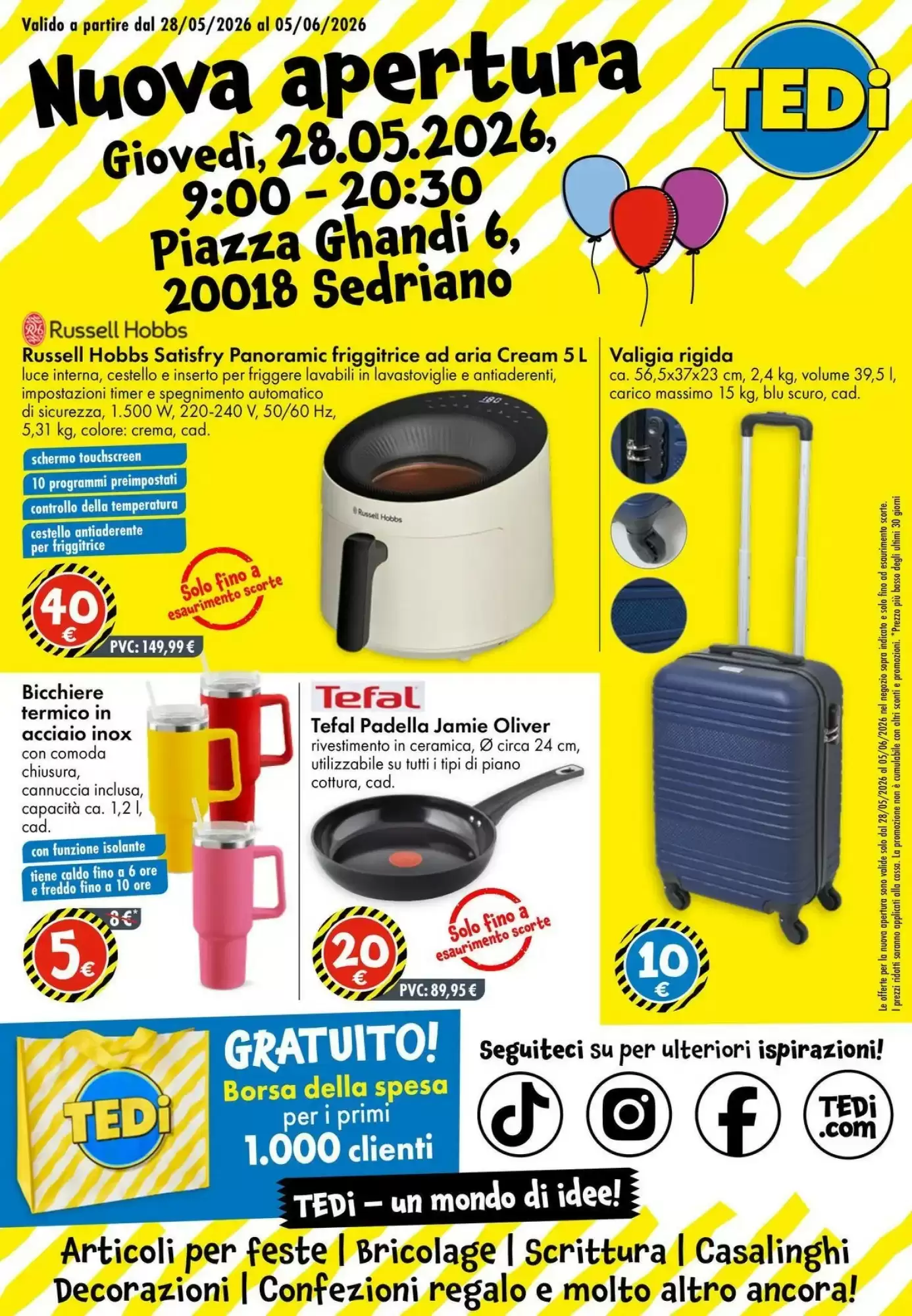 Tedi̇ Volantino Dal 28 Maggio Al 5 Giugno 2026 Anteprima - Immagine 1 Dal 28 Maggio