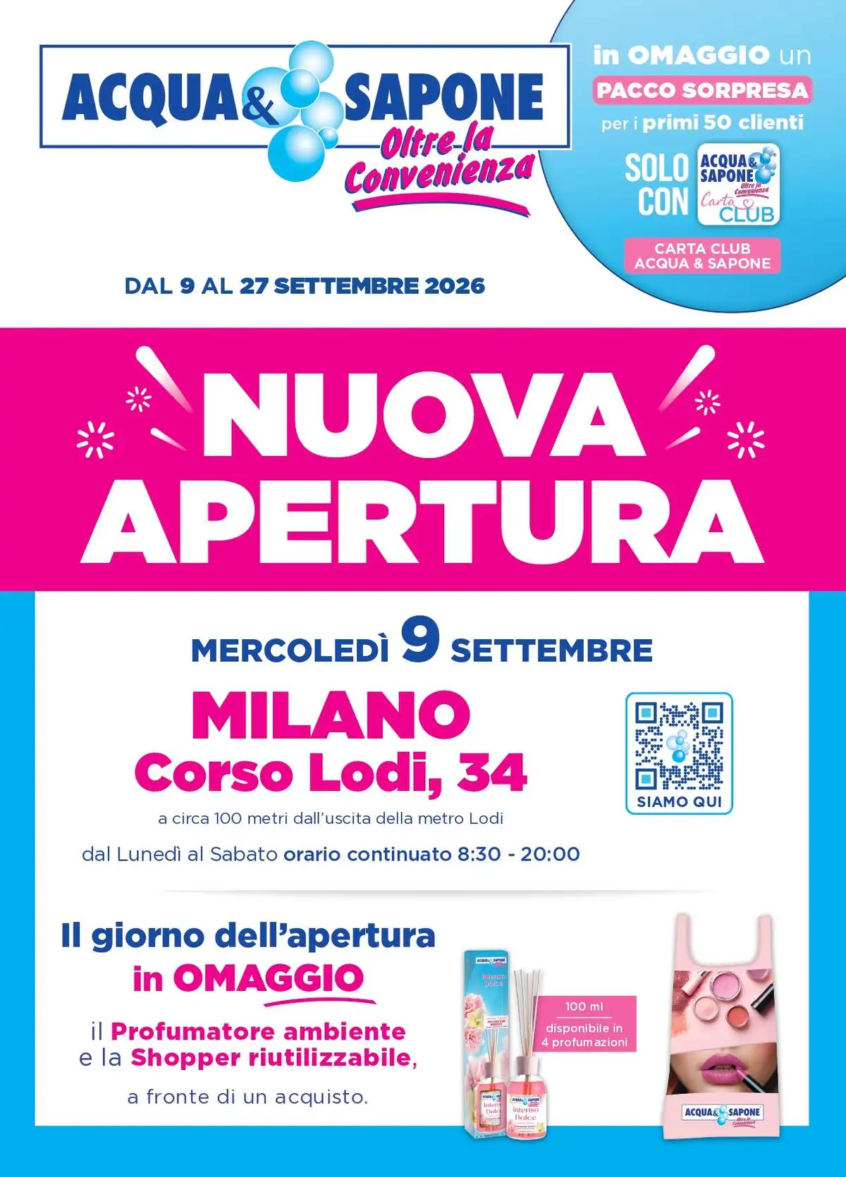 Volantino Acqua &Amp; Sapone Nuovo Dal 9 Settembre Al 27 Settembre 2026 Anteprima - Immagine 1 Dal 9 Settembre
