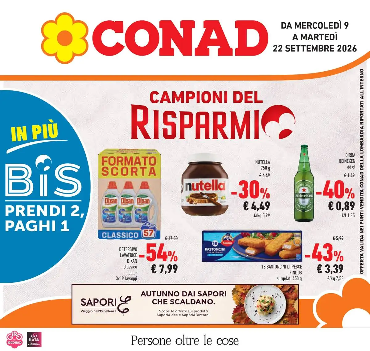 Volantino Conad Dal 9 Settembre Al 22 Settembre 2026 Anteprima - Immagine 1 Dal 9 Settembre