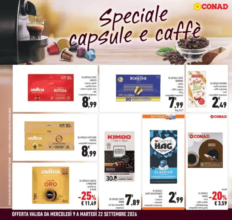 Dal 9 Settembre