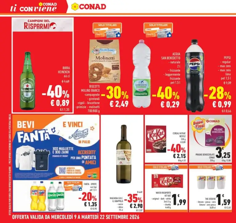 Volantino Conad Dal 9 Settembre Al 22 Settembre 2026 Anteprima - Immagine 2 Dal 9 Settembre
