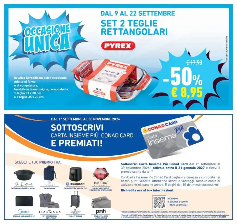 Dal 9 Settembre