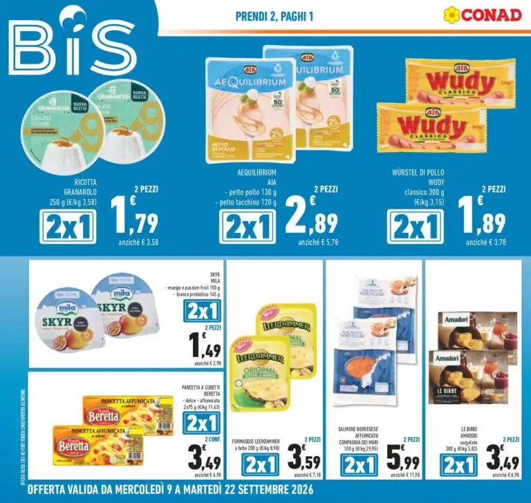 Volantino Conad Dal 9 Settembre Al 22 Settembre 2026 Anteprima - Immagine 2 Dal 9 Settembre