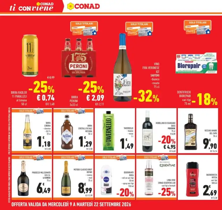 Volantino Conad Dal 9 Settembre Al 22 Settembre 2026 Anteprima - Immagine 2 Dal 9 Settembre