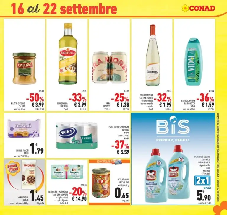 Volantino Conad Dal 9 Settembre Al 22 Settembre 2026 Anteprima - Immagine 1 Dal 9 Settembre