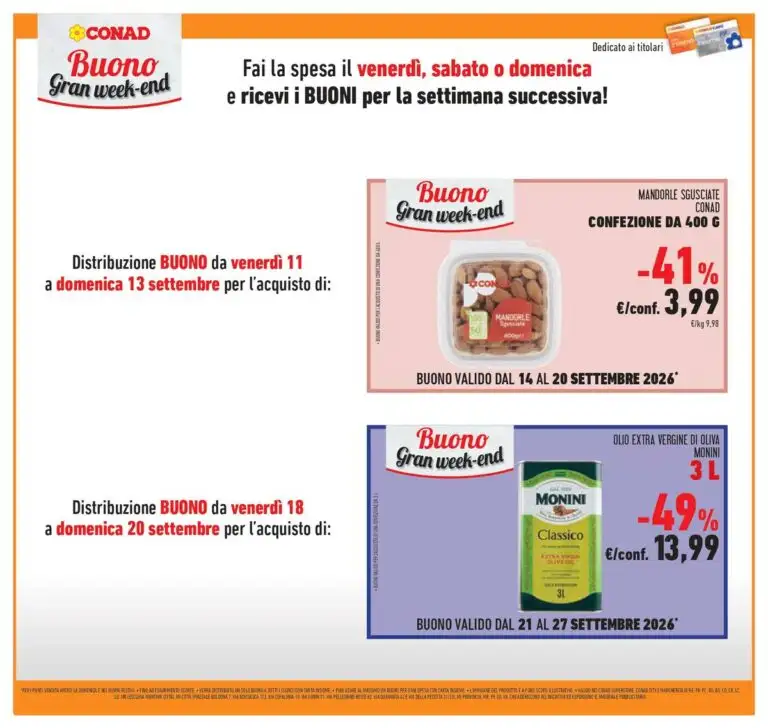 Dal 9 Settembre