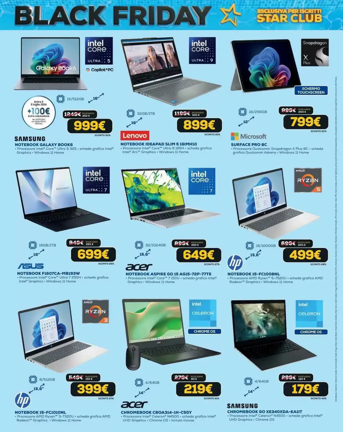 Volantino Euronics Dal 11 Giugno Al 24 Giugno 2026 Anteprima - Immagine 2 Black Friday Dal 4 Giugno