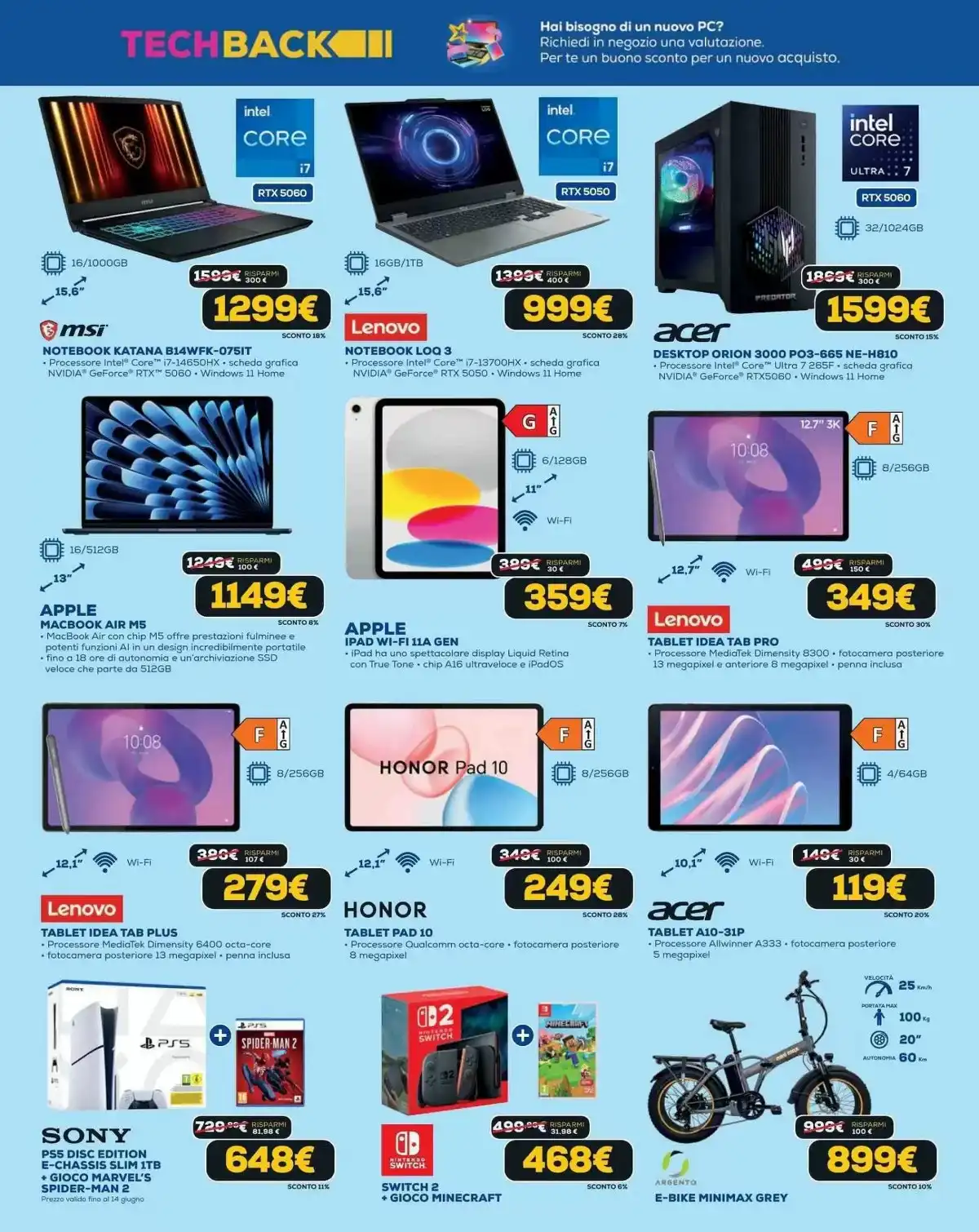 Black Friday Dal 4 Giugno