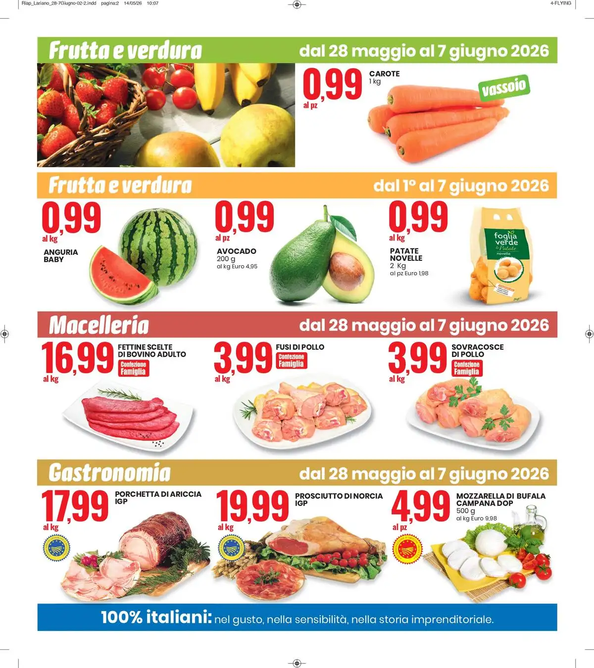 Dal 28 Maggio