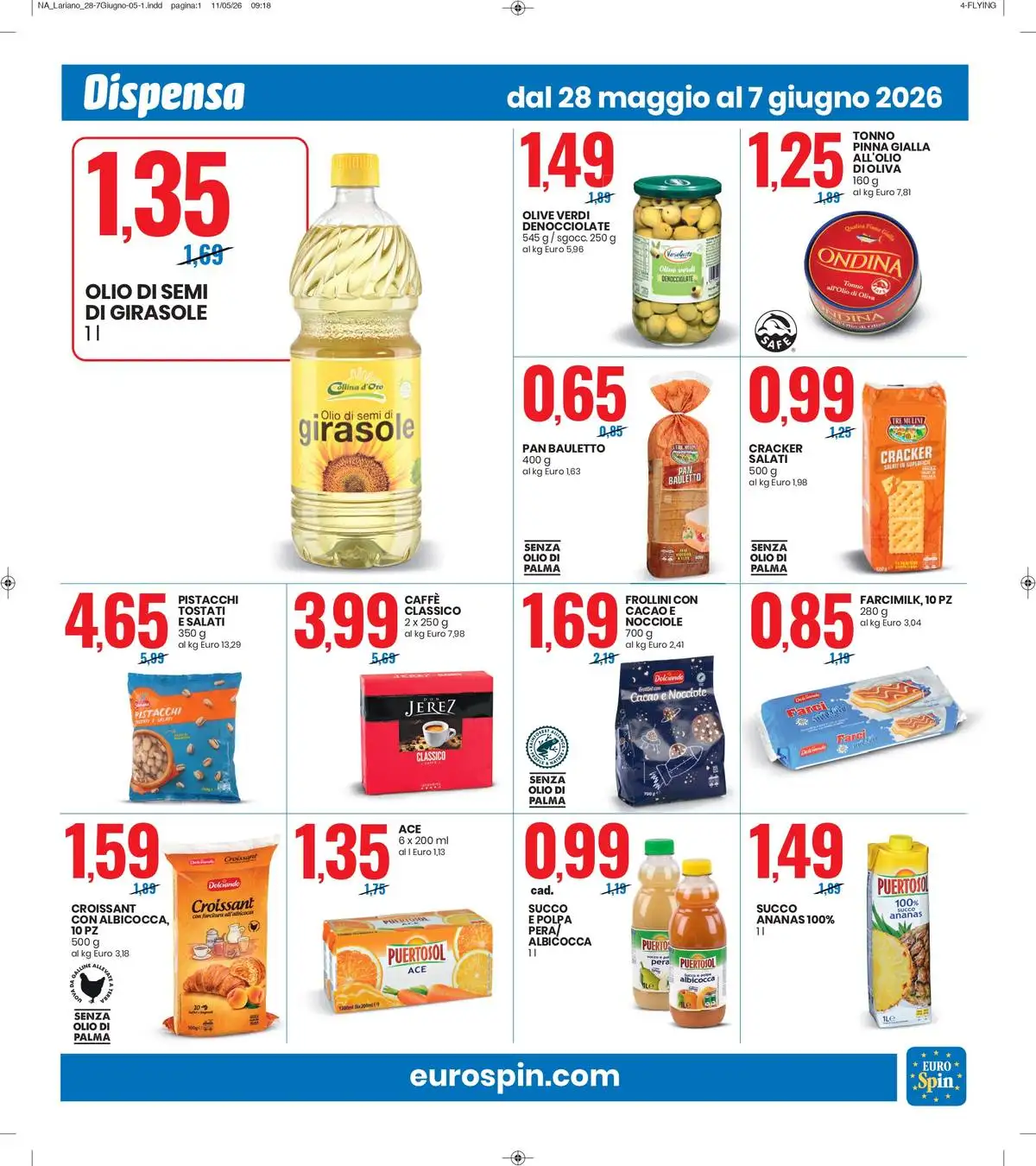 Dal 28 Maggio